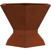 vidaXL Feuerstelle Rostoptik 50 x 50 x 40 cm