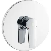 Heinrich´s Alpha 320 Unterputz Duscharmatur | Einhebelmischer mit Umstellung | Brausemischer Unterputzarmatur | Einbauarmatur Dusche | Duscharmatur Bad | chrom