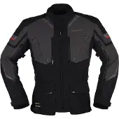 Modeka Panamericana 2 Motorrad Textiljacke, schwarz/grau, Long L