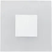 LUCANDE Wandlampe Berlind , weiß / opal, für Wohn- / Esszimmer, Kunststoff, Modern, LED Wandleuchte, Wandlampe Innen