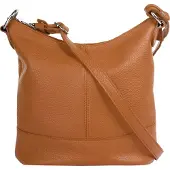 Cluty Umhängetasche Damen 021217 cognac
