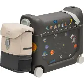 JETKIDS Reiseset BedBox 46 cm Set 2 tlg. - 4-Rollen-Kabinentrolley (midnight grey)