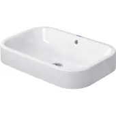 Duravit Aufsatzwaschtisch Happy D.2 60x40cm, geschli., o. HL, HLB, m ÜL, we