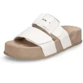Paul green Damen Pantolette weiß 7