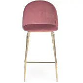 Natur24 2er Set Barhocker Carry 51 x 55 x 105 cm Stahl und Polyester Rosa