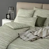 JOOP! Mako-Satin-Kissenbezug einzeln Vivid Farbe Lime Größe 40x80
