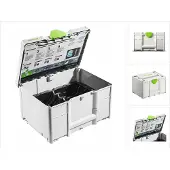 Festool SYS-STF D 150 4S Systainer³ ( 576843 ) Systemkoffer mit Einlage für Schleifmittel Ø 150 mm