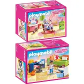 Playmobil 70209 70210 Dollhouse 2er Set Jugendzimm