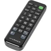 Vivanco ViVancoRR Z140, TV, Drucktasten, Schwarz