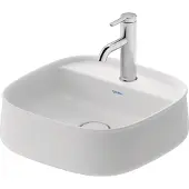 Duravit Zencha Aufsatzbecken 420 mm, ein Hahnloch, 2374423271, Farbe: Weiß seidenmatt