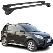 Omac Dachträger für Daihatsu Terios 2006-2013 Gepäckträger Grundträger Alu Schwarz 2x