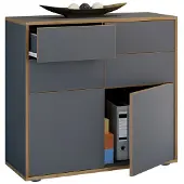 VCM Holz Kommode Sideboard Salia Breite 100 Schublade