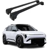 Omtec Dachträger Gepäckträger für Kia EV3 2024-2025 SUV Grundträger Alu Schwarz