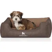 Knuffelwuff Cuddlewuff Orthopädisches Hundebett Outlander aus lasergepolstertem Kunstleder M-L 85 x 63cm