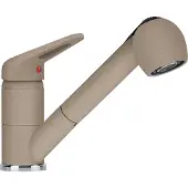 Franke Armatur NOVARA-PLUS in CASHMERE mit Auszugsbrause / Einhebelmischer