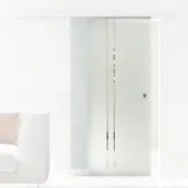 Levidor Glasschiebetür 65 x 205 cm Köln Griffmuschel