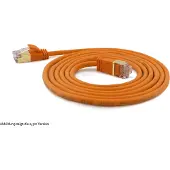 Wantec wantecWire Patchkabel CAT7 extradünn SSTP orange 0,50m