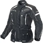 Büse Torino II Damen Motorrad Textiljacke, schwarz/weiß, 38