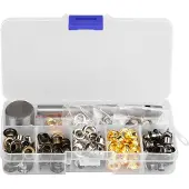Vislone Ösen-Tülle-Unterlegscheibe mit 3-teiligem Handwerkzeug-Set (5 mm x 220 Stück)