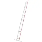 Hymer Sprossenanlegeleiter, 6 Sprossen, Länge 1,89 m, Reichhöhe 2,83 m, Gewicht 3,3 kg