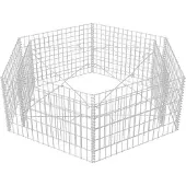 vidaXL "Winterschlussverkauf " Sechseckiges Gabionen-Hochbeet 160×140×50 cm - DEMöbel8007606