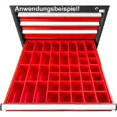 Paulimot Einteilungsmaterial-Set für Schubladenschrank, 97-teilig