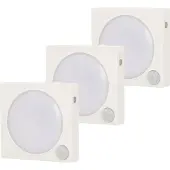 Unitec 3er-Set LED-Nachtlicht Bewegungsm.&Dämmerungss.