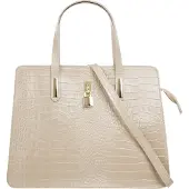 Cluty Henkeltasche echt Leder, Made in Italy