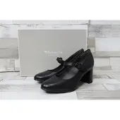 Tamaris Jana Damen Pumps schwarz mit Querriemchen und 7 cm Absatz 40