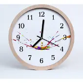 Tulup Holzuhr 20fi cm wanduhr - Fleck Kunst