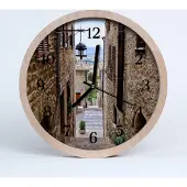 Tulup Holzuhr 20fi cm wanduhr - Gasse Architektur