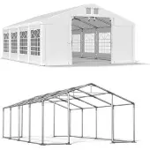 Das Company Saison Tent 8x8 Weiß WINTER ISD