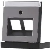 Gira Zentralplatte Mod-Jack 2f edst Schraubbef