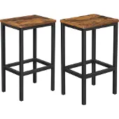 Vasagle Barhocker Barstühle (Set, 2 St., 2er), bis 120kg belastbar