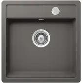 Schock Einbaubecken Cristadur Mono N-100 S FB flächenbündig einbaubar Silverstone SIL