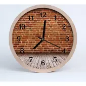 Tulup Holzuhr 20fi cm wanduhr - Mauer Architektur