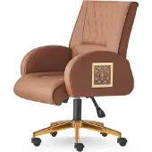 Xl Moebel Gmbh Drehsessel Rollen Braun Stuhl Modern Bürostuhl Arbeitszimmer Leder Holz