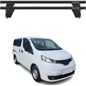 Menabo Dachträger Querträger für Nissan NV200 2009-2025 ABE Aluminium Schwarz