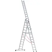 Euroline Premium 307 Mehrzweckleiter 3x13 Sprossen