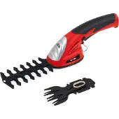 Grafner 2in1 Akku Gartenpflegeset mit 2 verschiedenen Aufsätzen, 3,6V, 1300 mAh LI-ION Akku, 40 Minuten Laufzeit, incl. Akku und Ladegerät, Akku Pflege Buchs Baum Gartenschere Trimmer Heckenschere
