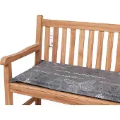Kettler Auflage Gartenbank Bali 150 cm 2385 grau Schmetterlinge 150x50x6 cm KETTtex