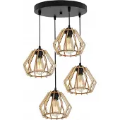 Light11 HOME Moderne Led-Deckenhängelampe Aus Holz