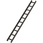 MUNK Günzburger Steigtechnik MUNK Aluminium Dachleiter 10 Sprossen braun