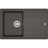 Franke Maris BFG 611-78 Einbauspüle Schiefergrau Fragranit für Unterschrank ab 45 cm, Drehknopf - INKL.