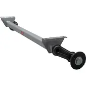 Knott VG7-L ungebremste Anhängerachse 750 kg 4x100 1260 mm 1560 mm Achse für PKW Anhänger UNITRAILER Autoanhänger Transportanhänger Bollerwagen