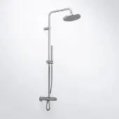 Steinberg Serie 171 Duschsystem, Komplettset inklusive Thermostat, Kopf- und Handbrause, 1712721