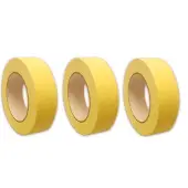Vago-Tools 3 Rollen Malerkrepp 50mm x 50m Abdeckband Kreppband Kreppband Maler
