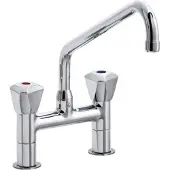 Kbs Knebel-Mischbatterie Mit Schwenkhahn 3/4 Zoll Wasseranschluß Zweiloch
