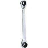 Ks Tools 4 in 1 GEARplus Doppel-Ratschenringschlüssel, umschaltbar, 8x9x10x11mm