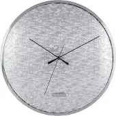 Karlsson - Wanduhr Disco - Silber - Ø40cm